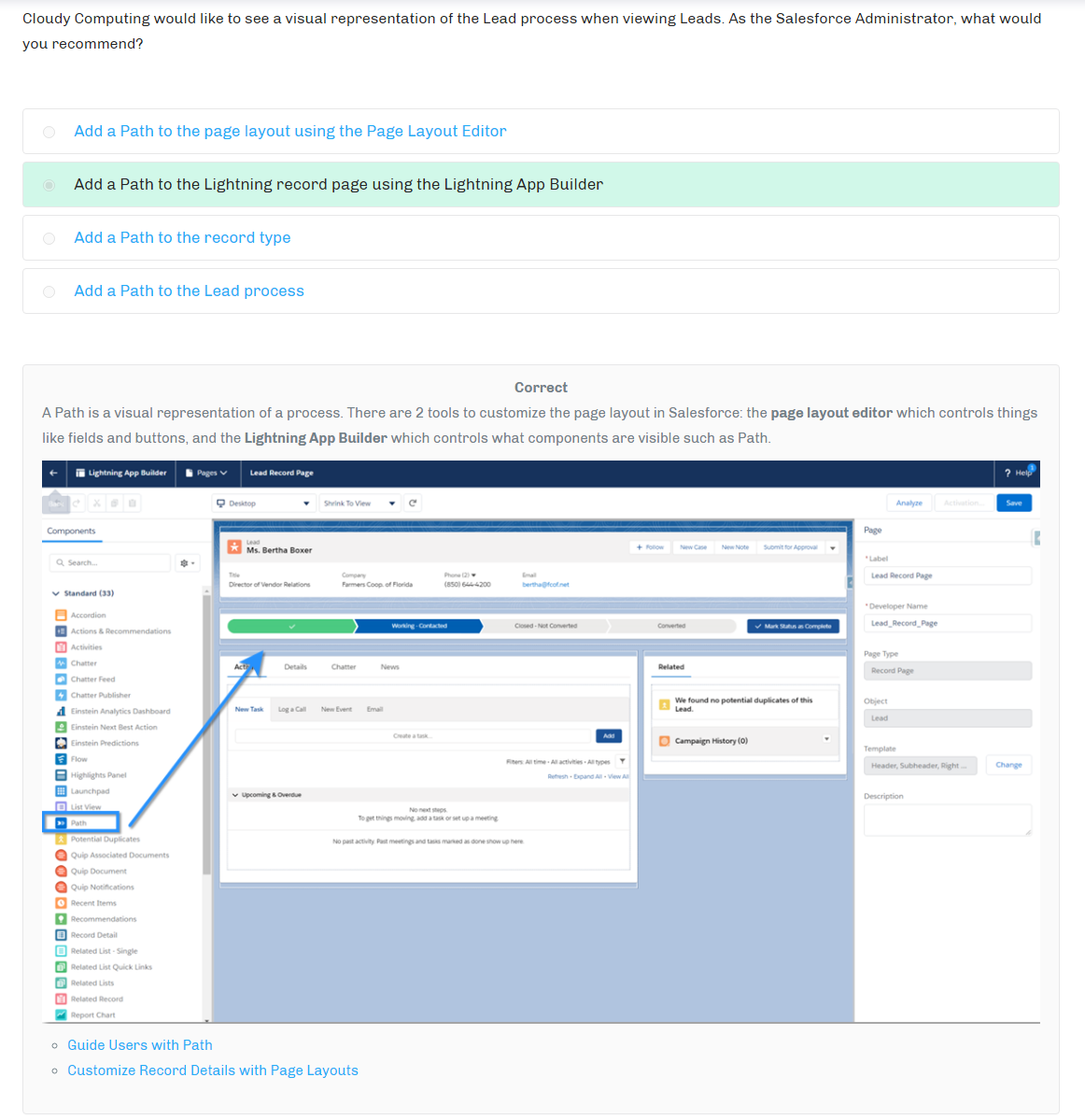 Detailed Answers, Images & Links to Salesforce Resources