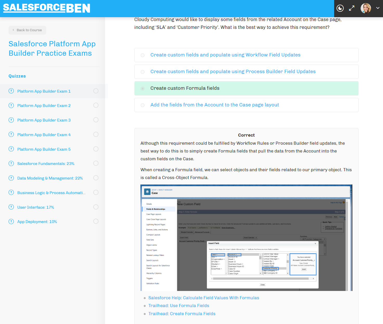 Detailed Answers, Images & Links to Salesforce Resources