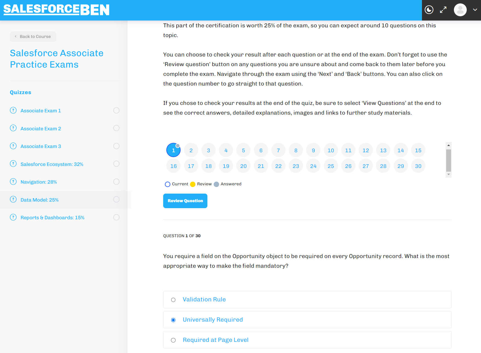 Salesforce-Mobile Testfagen